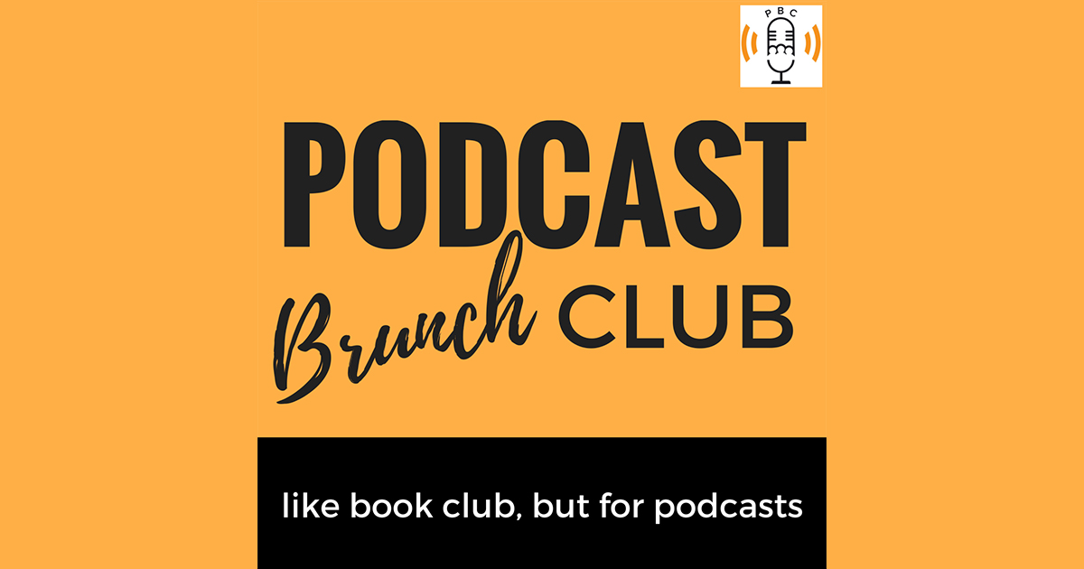Podcast Brunch Club logo on orange background